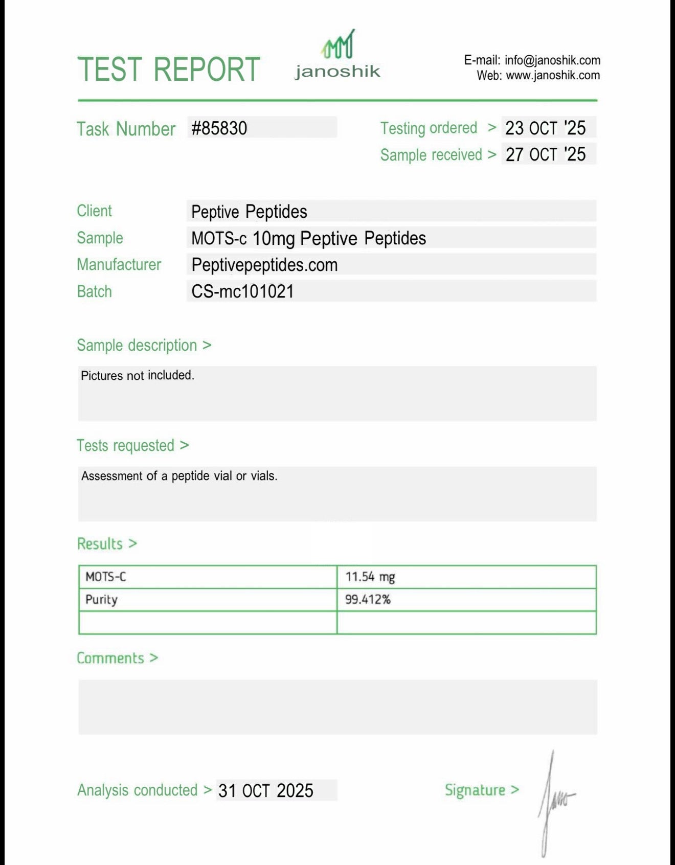 MOTS-c 10mg (Metabolic Boost & Energy)