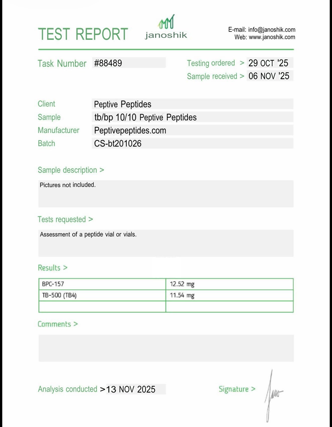 TB-500 10mg + BPC-157 10mg - Wolverine Stack