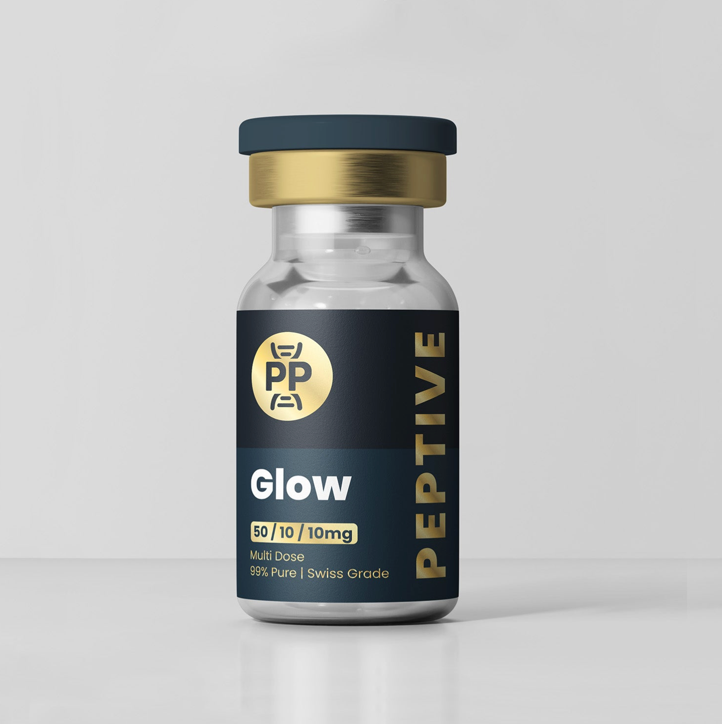 Glow (GHK-cu 50mg / TB500 10mg / BPC-157 10mg) Skin & Hair Regeneration