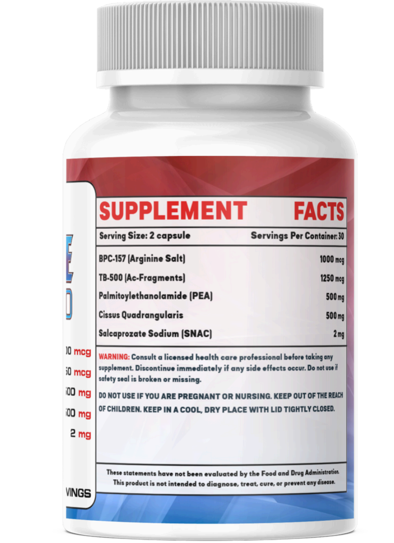 Wolverine (BPC-157 1000mcg + TB500 1250mcg) 60 Capsules